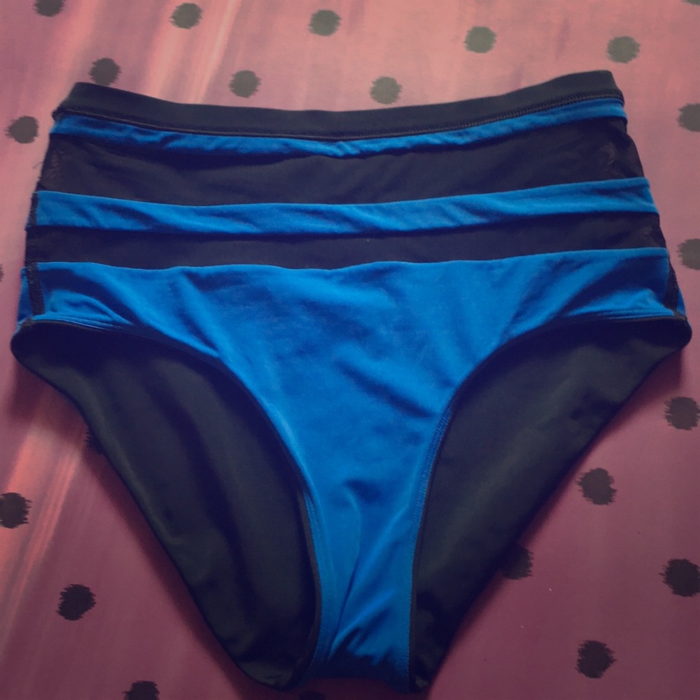 high waisted Lulu bikini bottom mesh *never worn*